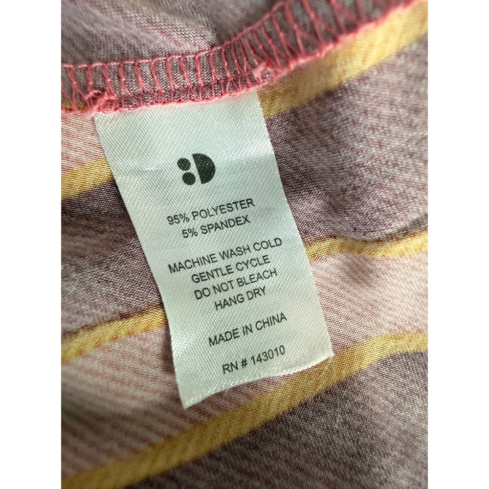 Dot Dot Smile Kids Pink Burgundy Geometric Stripe Strappy Back Twirl Dress 7 - Picture 6 of 7